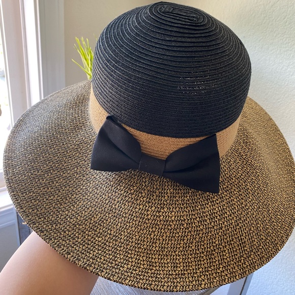 Bow Decor Straw Hat - Picture 3 of 4